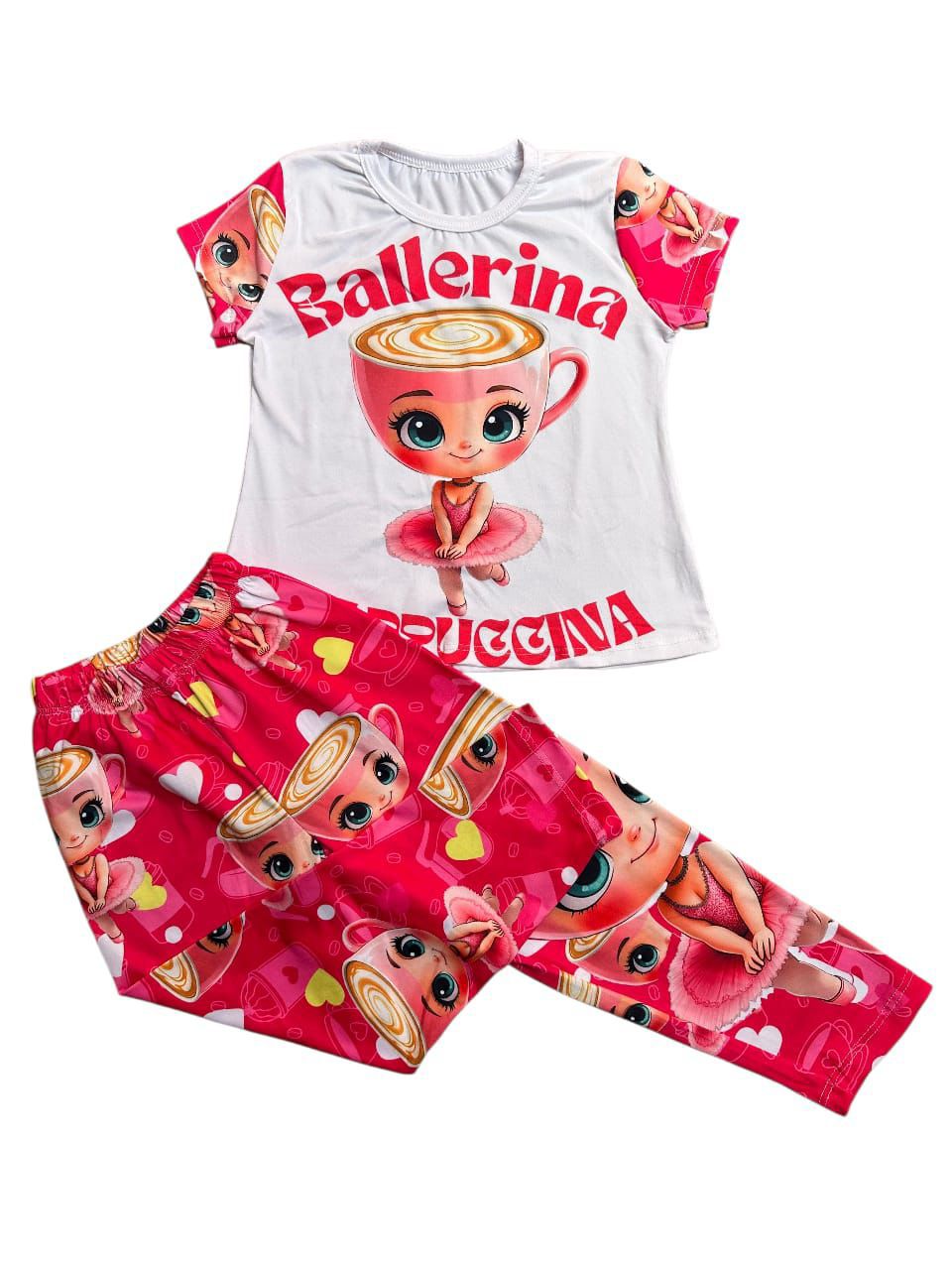 Pijama Ballerina Cappuccina Rosa
