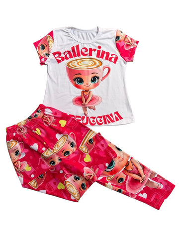Pijama Ballerina Cappuccina Rosa Pijama Ballerina Cappuccina Rosa