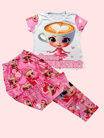 Pijama Ballerina Cappuccina Rosa Pijama Ballerina Cappuccina Rosa