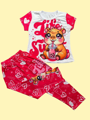Pijama Capybara Life Pijama Capybara Life
